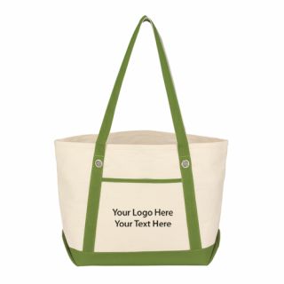 Printed Medium Cotton Canvas Sailing Tote Bags