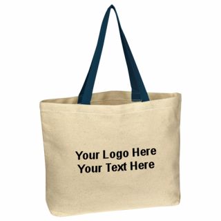 Logo Natural Cotton Canvas Tote Bags