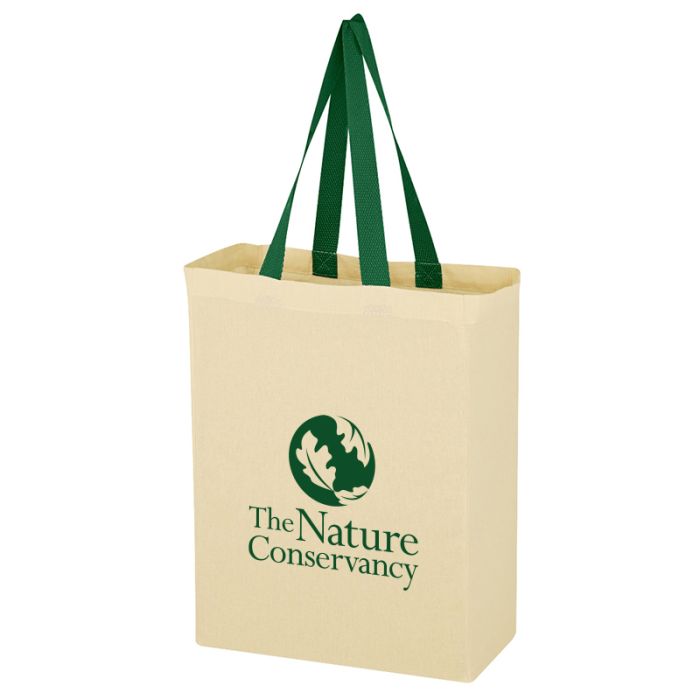 Custom Cotton Canvas Grocery Tote Bags