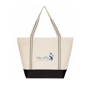 Printed Cotton Travel Totes