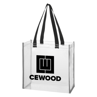 Reflective Shopper Clear Reflective Tote Bags