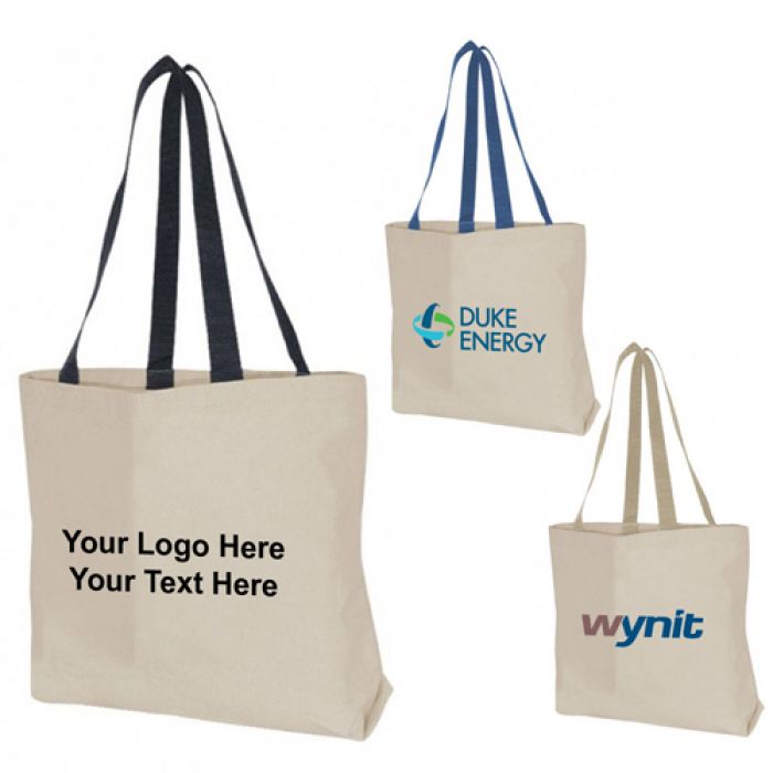Custom Printed Natural XL Tote Bags