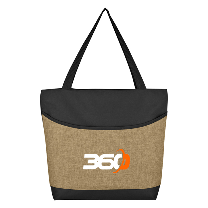 Promotional High Line Two-Tone Tote Bags