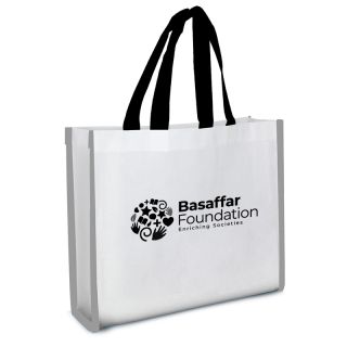 Reflective Non-Woven Coloring Tote Bags with Crayons