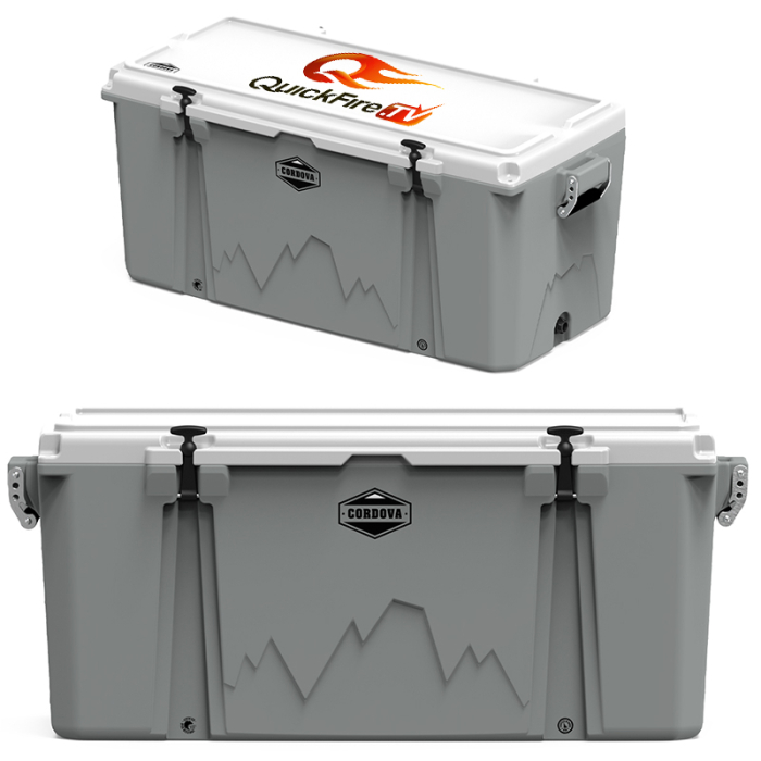 Customized Cordova Coolers 128 Qt Basecamp Class Hard Coolers