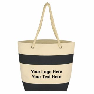 Printed Cruising Tote Bags with Rope Handles