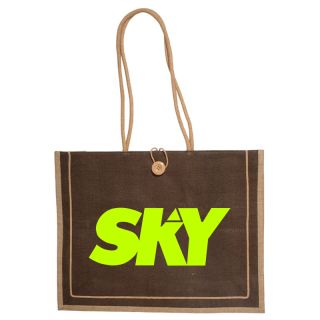 Printed Milan Jute Tote Bags