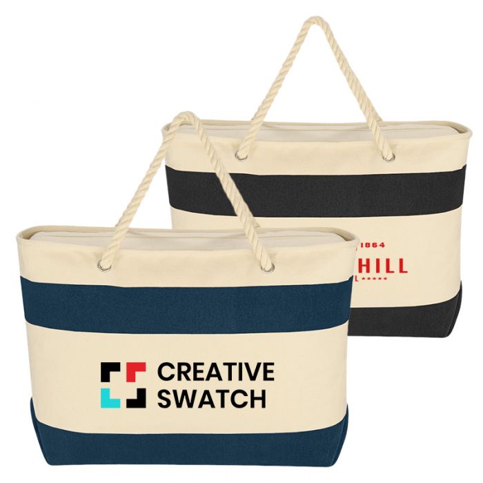 Promotional Large Cruising Tote Bags with Rope Handles