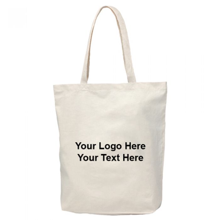 Promotional Logo Cotton Gusset Tote Bags