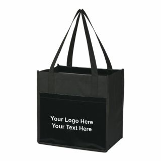 Lami-Combo Shopper Non-Woven Tote Bags