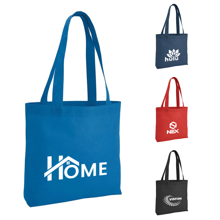 Custom Printed Poly Pro Tote Bags with Gusset