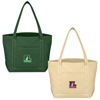 Medium Cotton Canvas Yacht Tote Bags with Tackle...