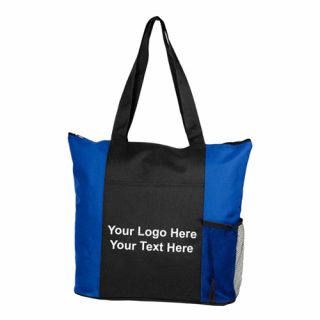 Logo All Purpose Zippered Tote Bags