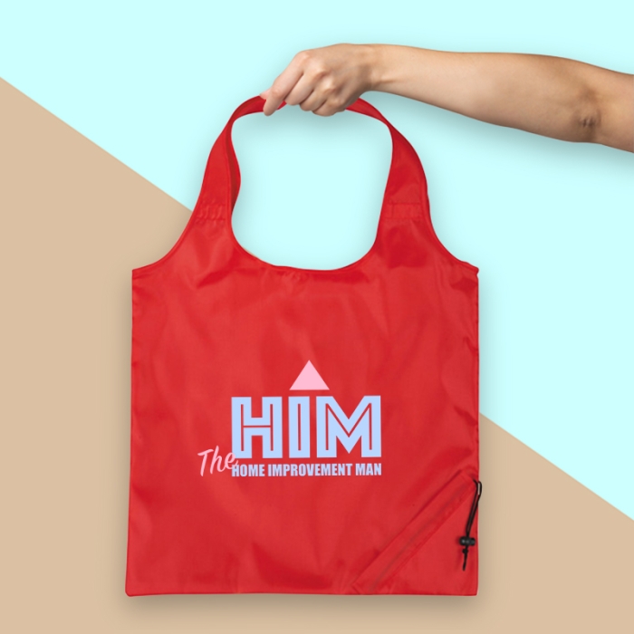 Promotional Bungalow Foldaway Shopper Tote Bags