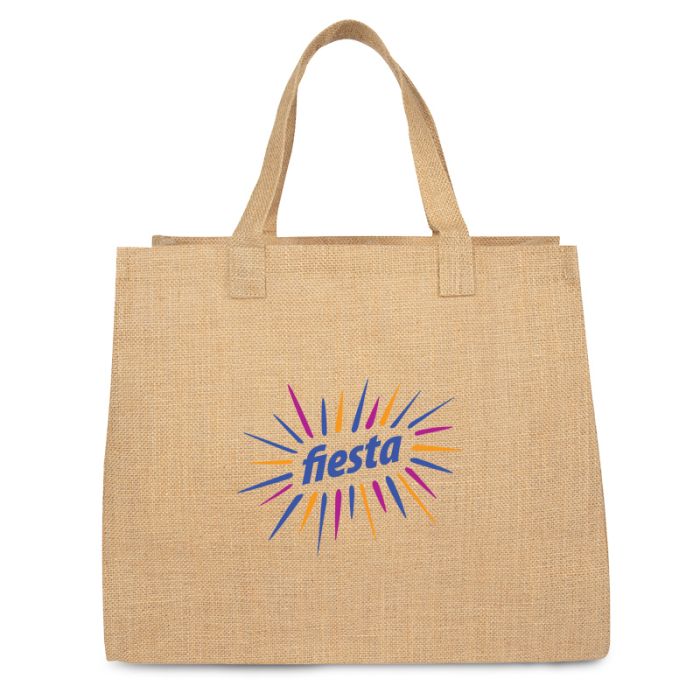 Custom Juliet Jute Tote Bags