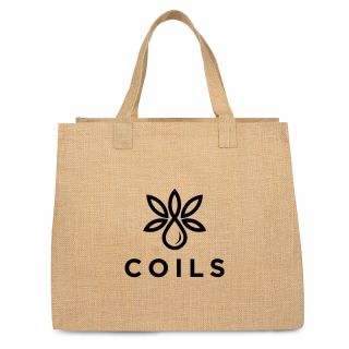 Juliet Jute Tote Bags