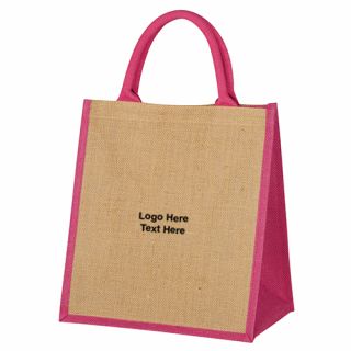Printed Escape Jute Tote Bags