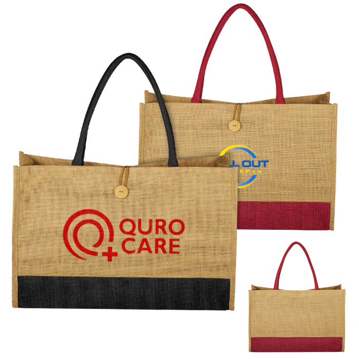 Promotional Jute Box Tote Bags