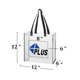 Reflective Shopper Clear EVA Reflective Tote Bags