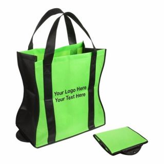 Logo Wave Rider Folding Tote Bags