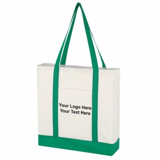 Non-Woven Tote Bags with Trim Colors