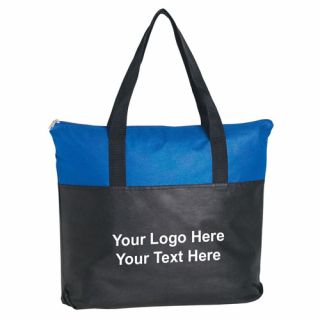 Non-Woven Zippered Tote Bags