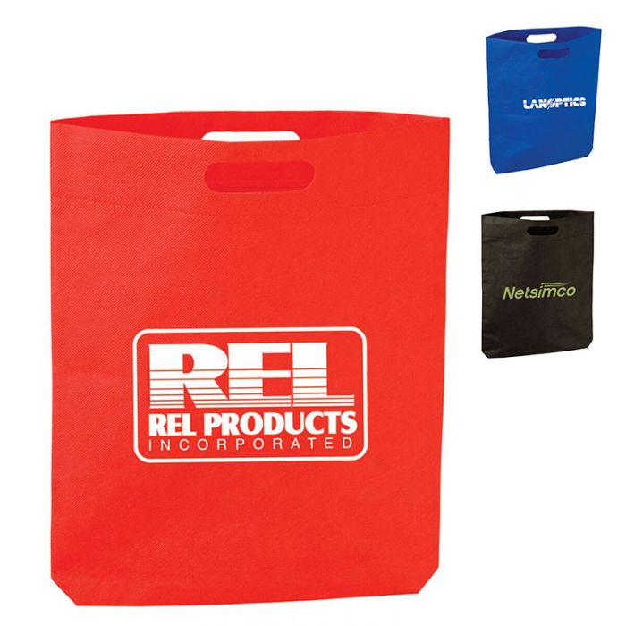 Promotional Tote Bags with Diecut Handle