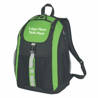 Printed Deluxe Polyester Backpacks
