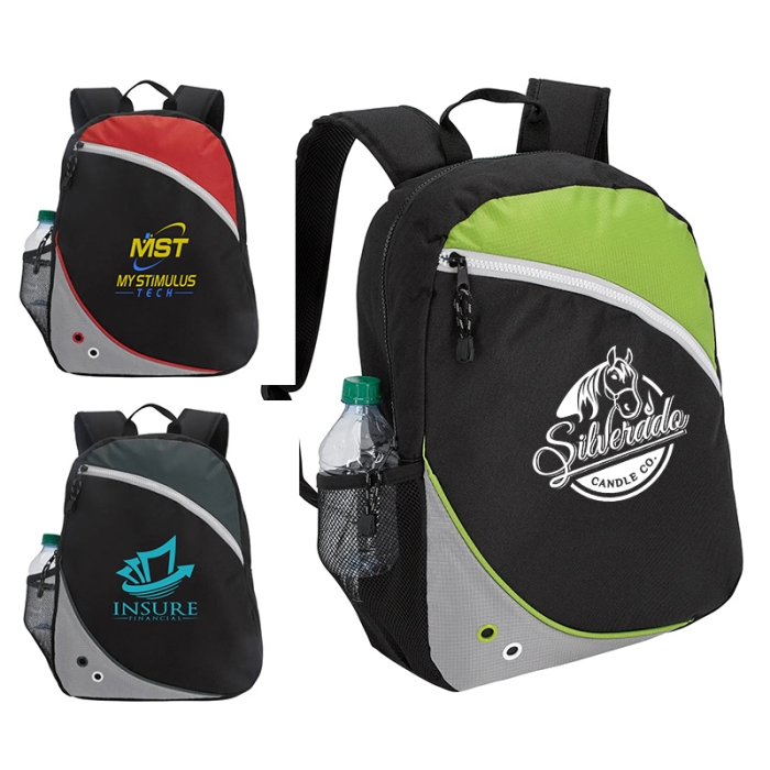 Customized Atchison Smooth Zippered Backpacks