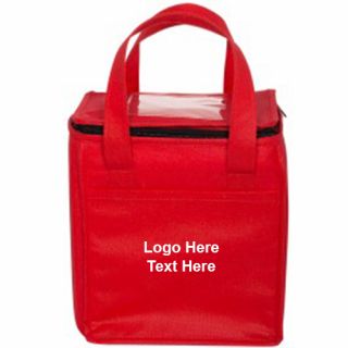 ized Non-Woven Cubic Lunch Bags with ID Slot