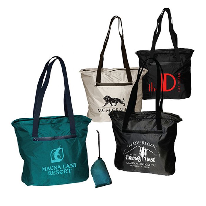 Personalized Full Color Otaria Packable Tote Bags
