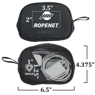 AeroLOFT™ Jet Black Tech Organizer Mesh Pouches