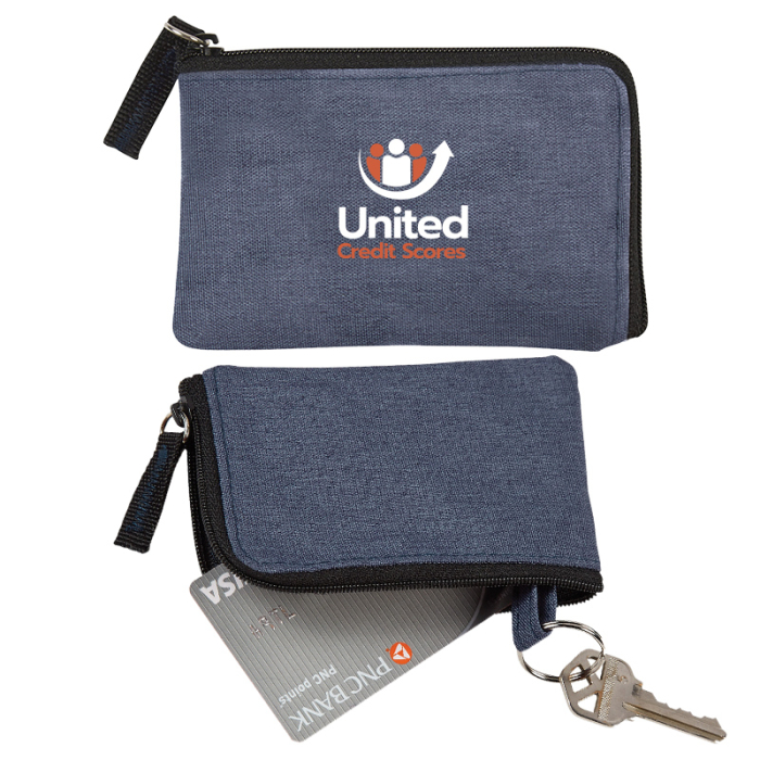Custom RFID Data Blocking Fabric Card Holders