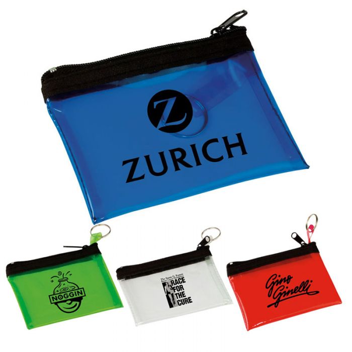 Custom Imprinted Key Tag PVC Pouches