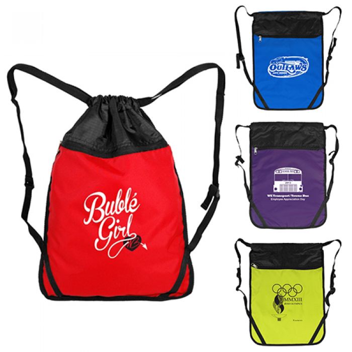 Customized Double Compartment Sports Backpacks