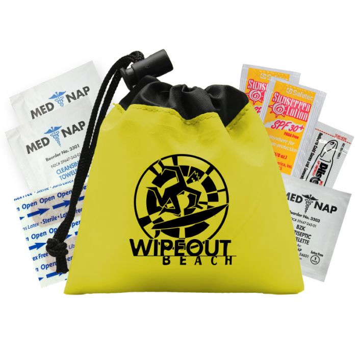 Customized Drawstring Cinch Tote Sun Kits