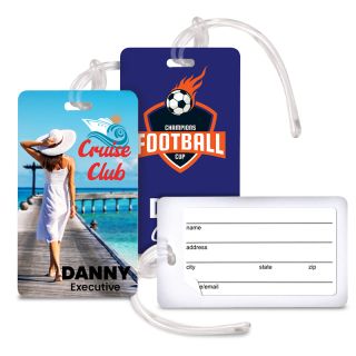 Custom Deluxe Full Color Luggage Tags