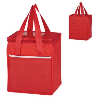 ized Non-Woven Wave Design Cooler Lunch Bags