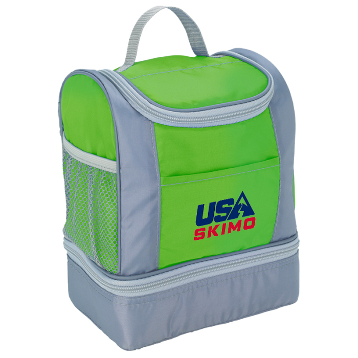 Personalized Two-Tone Insulated Lunch Bags
