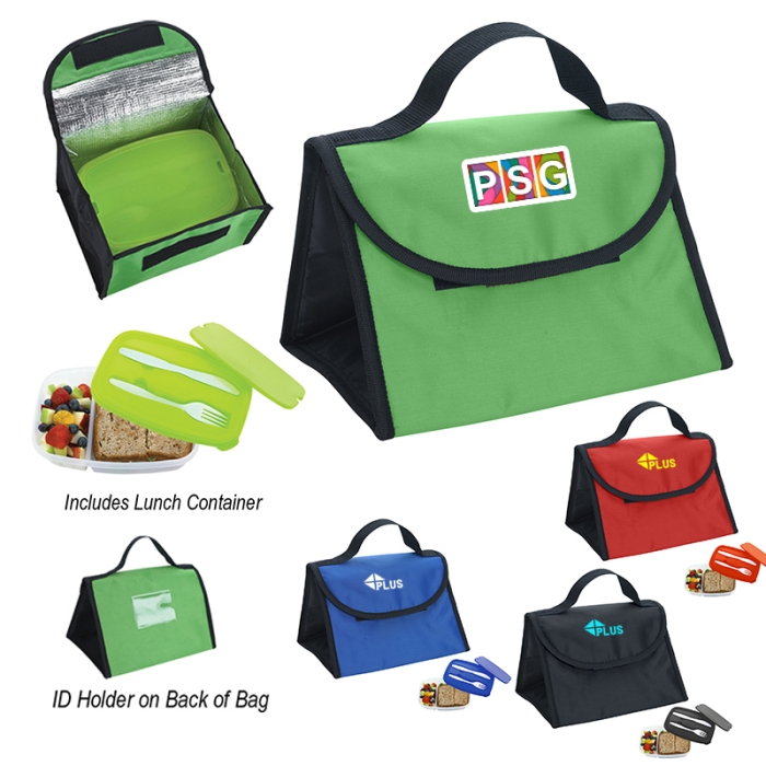 Promotional Logo Container and Lunch Bag Combo