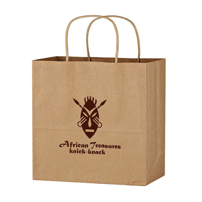 Promotional 13x13 Inch Kraft Paper Brown Wine Bags