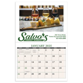 Printed Home Recipe Desk Calendars