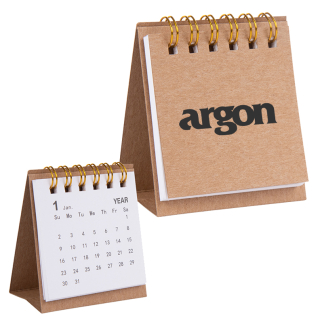 Printed Kraft Paper Mini Desk Calendars