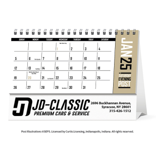 Printed Saturday Evening Post Desk Calendars
