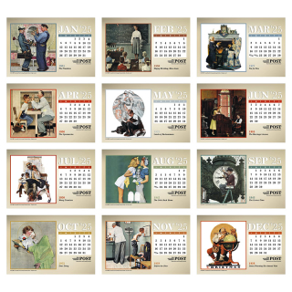 The Saturday Evening Post Large Desk Calendars