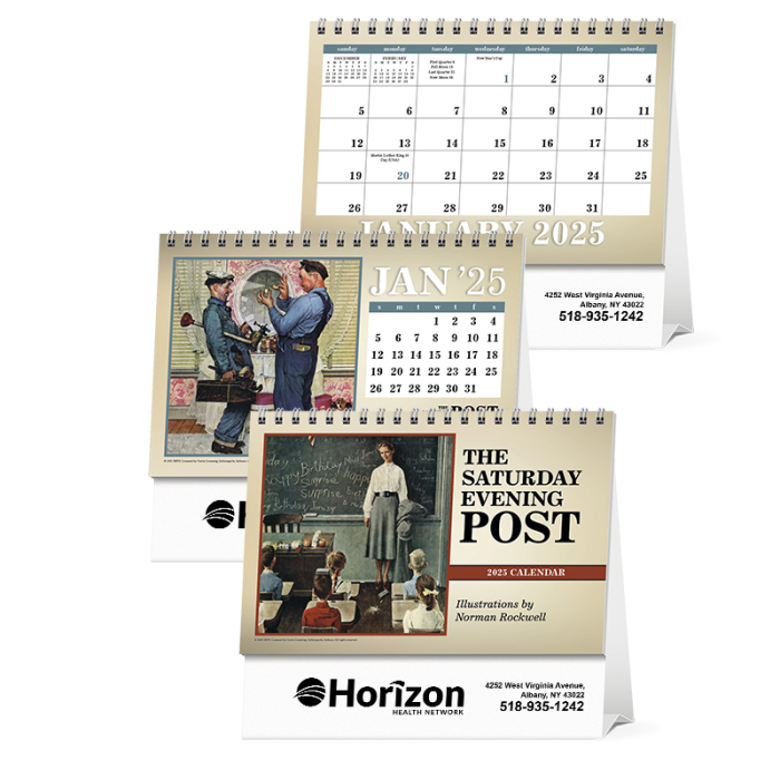 The Saturday Evening Post Large Desk Calendars