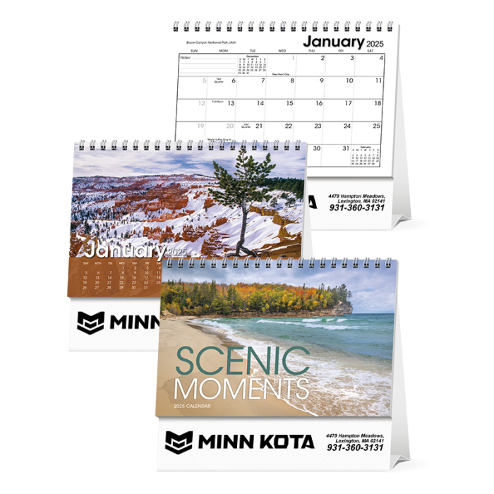 Scenic Moments Large Desk Calendars