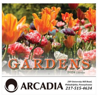 Printed 2022 Gardens Stapled Wall Calendars