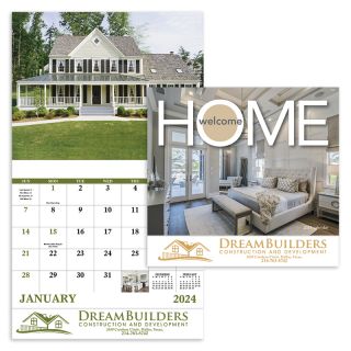 Customized Welcome Home Stapled Wall Calendars
