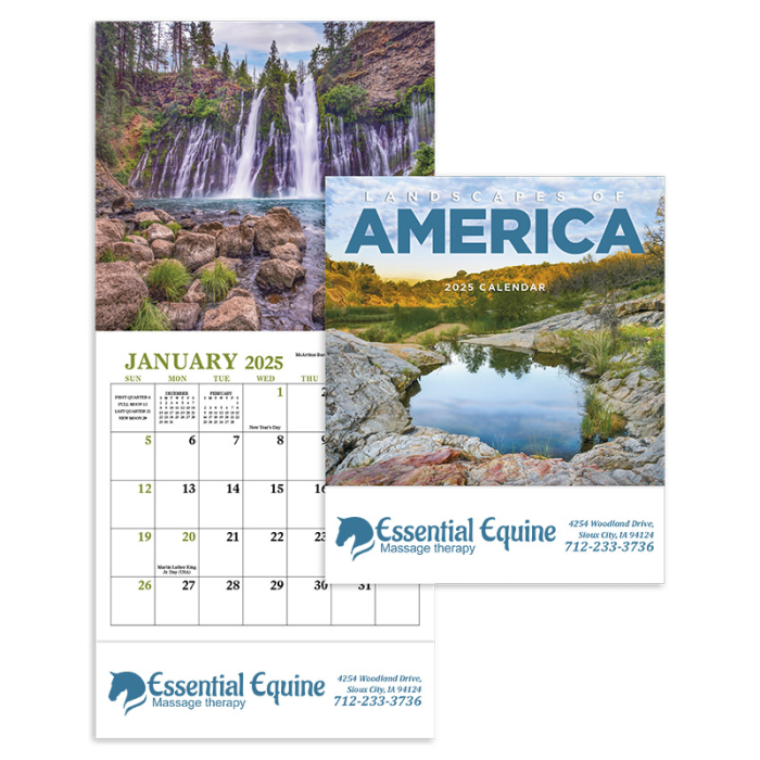 Promotional Logo Landscapes of America Mini Wall Calendars